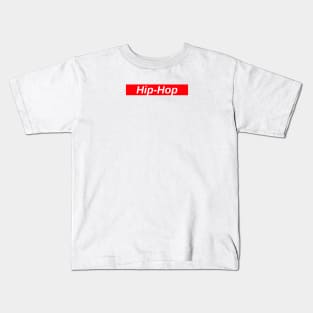 Hip-Hop // Red Box Logo Kids T-Shirt